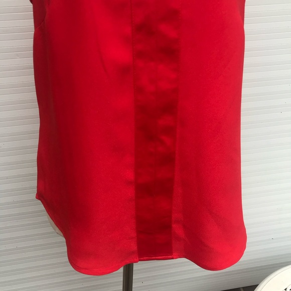 Target size 10 Red Blouse Top Smart Casual Work - Picture 2 of 7